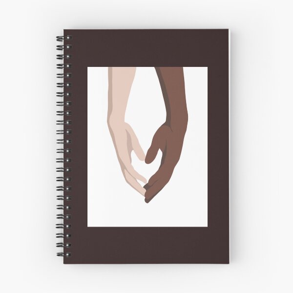 Item preview, Holding Hands Interracial Couple Illustration   designed and sold by KenzieNTeph.