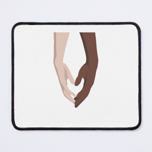 Item preview, Holding Hands Interracial Couple Illustration   designed and sold by KenzieNTeph.