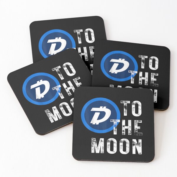 Item preview, DigiByte Coin To The Moon DGB Crypto T-Shirt designed and sold by BlomUlbrich.
