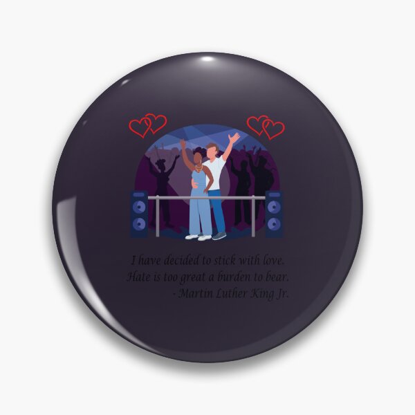 Item preview, Interracial Couple - I have decided to stick with love - Martin Luther King jr   designed and sold by KenzieNTeph.