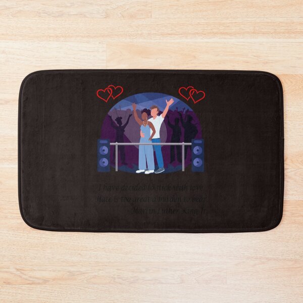 Item preview, Interracial Couple - I have decided to stick with love - Martin Luther King jr   designed and sold by KenzieNTeph.