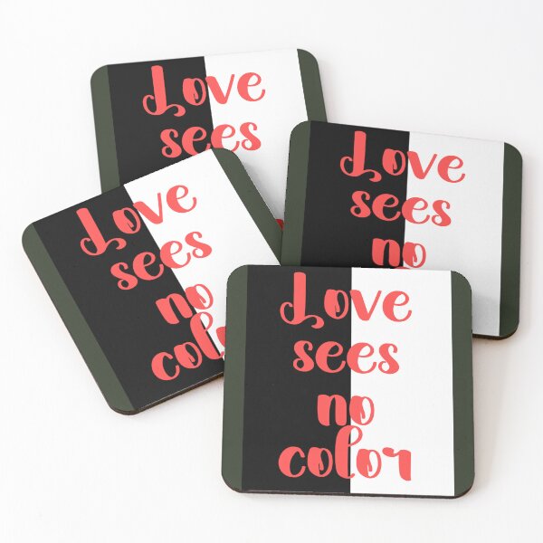 Item preview, Interracial Couple - Love sees no color - Black White   designed and sold by KenzieNTeph.