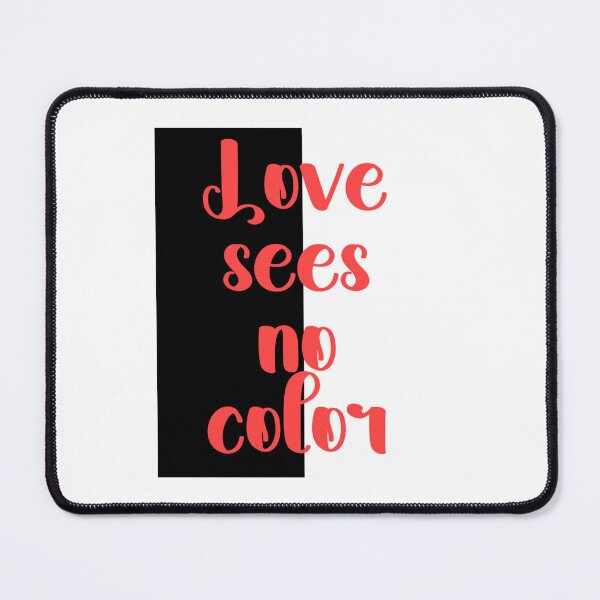 Item preview, Interracial Couple - Love sees no color - Black White   designed and sold by KenzieNTeph.