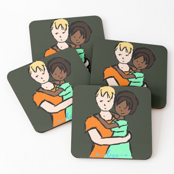 Item preview, Interracial Couple Illustration Greeting Card    designed and sold by KenzieNTeph.