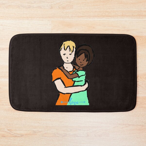 Item preview, Interracial Couple Illustration Greeting Card    designed and sold by KenzieNTeph.