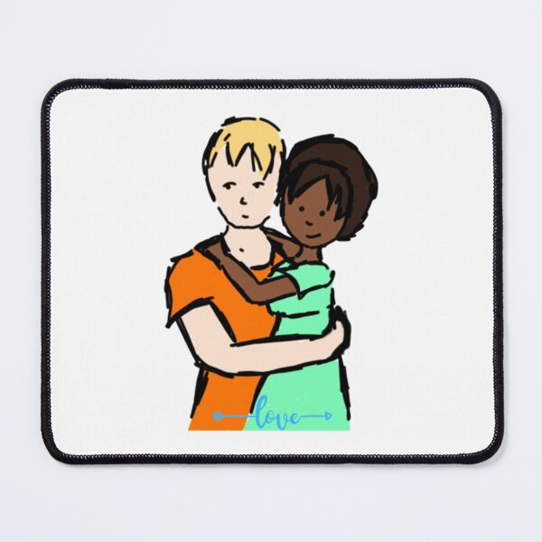 Item preview, Interracial Couple Illustration Greeting Card    designed and sold by KenzieNTeph.