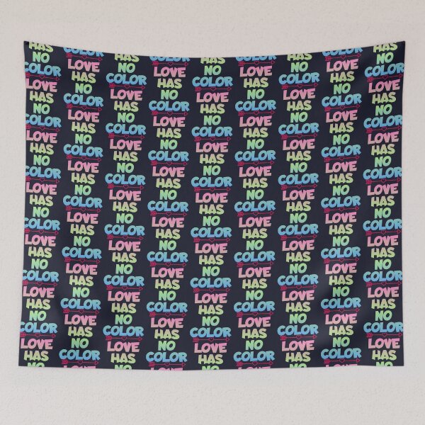 Item preview, LOVE HAS NO COLOR  interracial couple, interracial love, love has no color text   designed and sold by KenzieNTeph.
