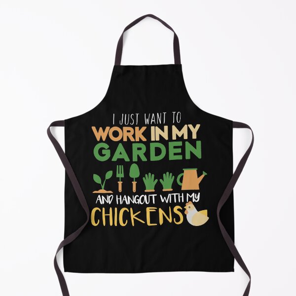 Item preview, Work In My Garden Hangout With My Chickens Gardening designed and sold by ericrichard059.