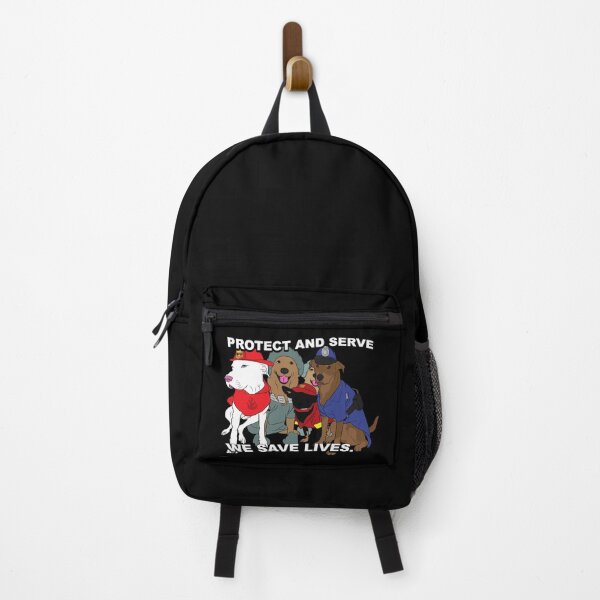 Item preview, Dog squad emergency personnel, protect and serve, we save lives pug lover artistic design designed and sold by SamRVstore.
