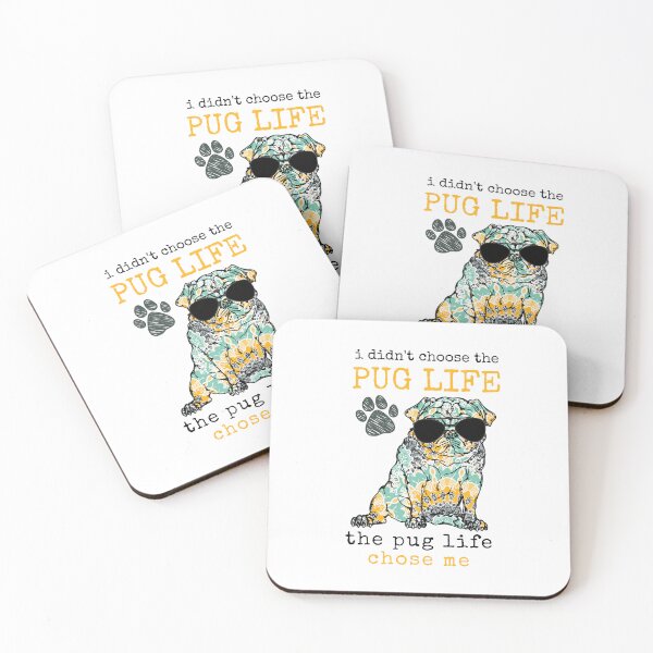 Item preview, I Didn't Choose The Pug Life designed and sold by momofdoggos.