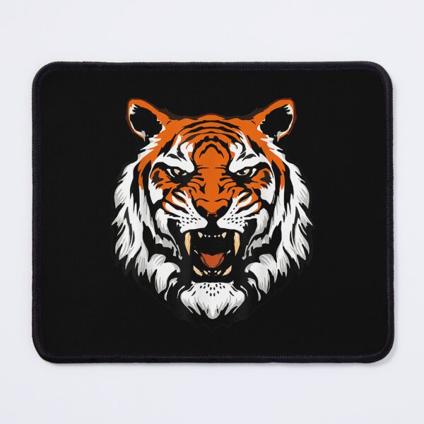 Item preview, Funny Growling Mouth Open Bengal Tiger Birthday    designed and sold by TrendiDesigns.