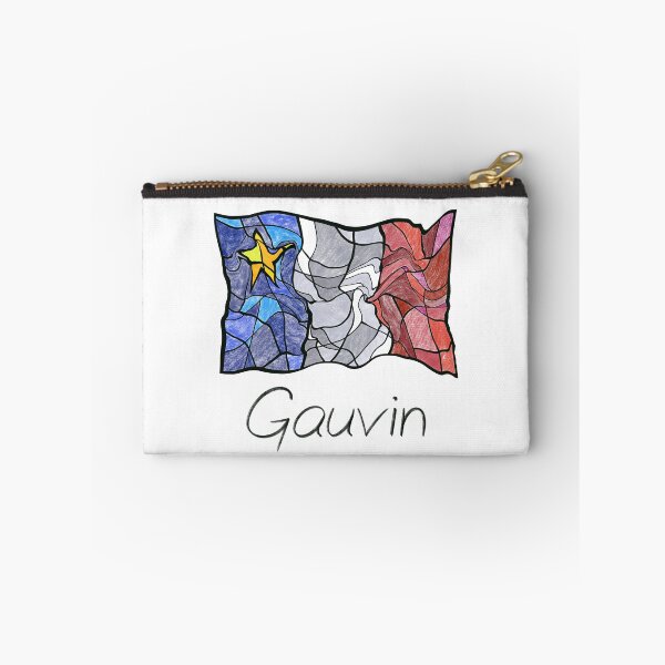 Artikelvorschau, Gauvin-Buntglas-Pastell-Flüssigkeits-Mosaik-akadische Flagge entworfen und verkauft von ColoursOfFrance.