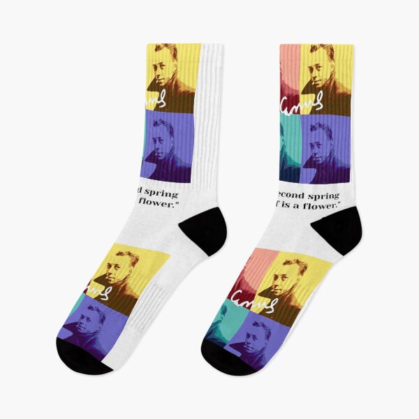 Item preview, Philosopher Albert Camus quotes pop art 2 designed and sold by challengecafe.
