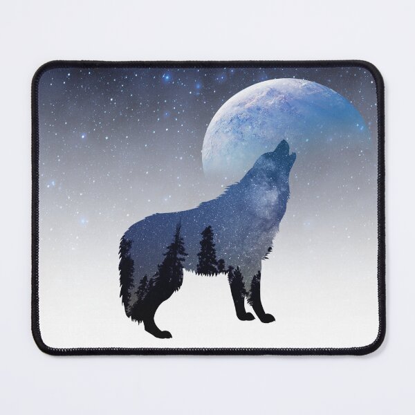 Item preview, Wolf Howling at Night designed and sold by ArtCollectables.
