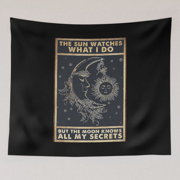 Item preview, Hippie The Sun Watches What I Do but the moon knows all my secrets designed and sold by AleehaZenger.