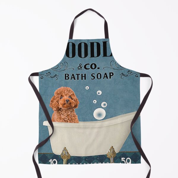 Item preview, poodle bath soap blue wash your paws designed and sold by SaoirseNeid.