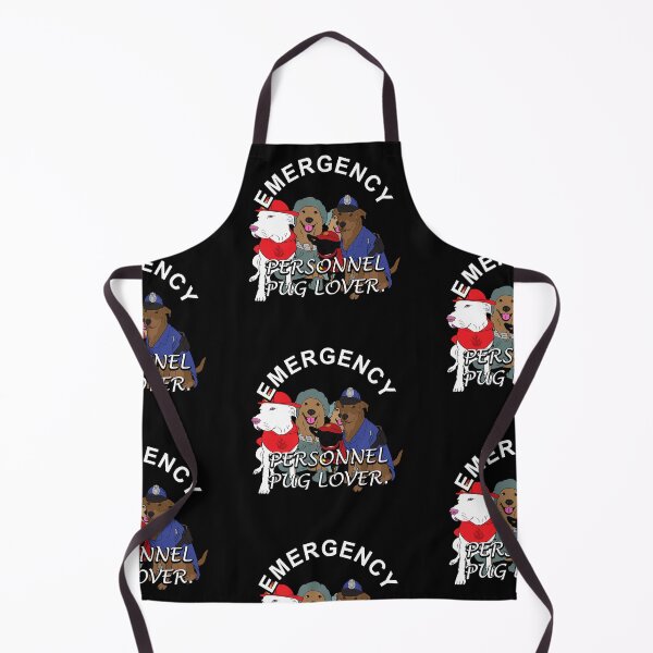 Item preview, Dog squad emergency personnel, pug lover artistic design designed and sold by SamRVstore.