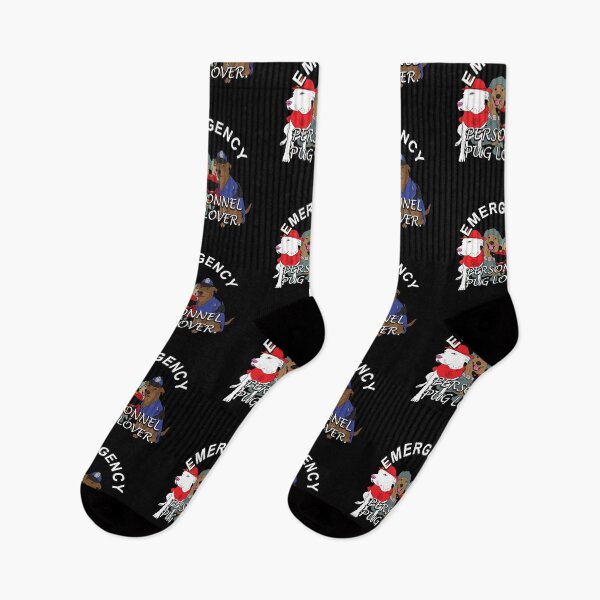 Item preview, Dog squad emergency personnel, pug lover artistic design designed and sold by SamRVstore.