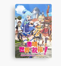 Konosuba Metal Print
