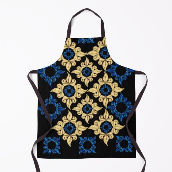 Item preview, Antique Gold And Blue Squares designed and sold by Elfinova.