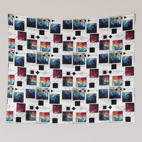 Item preview, Vivid Nebula, Squares and Lines designed and sold by Cordata.