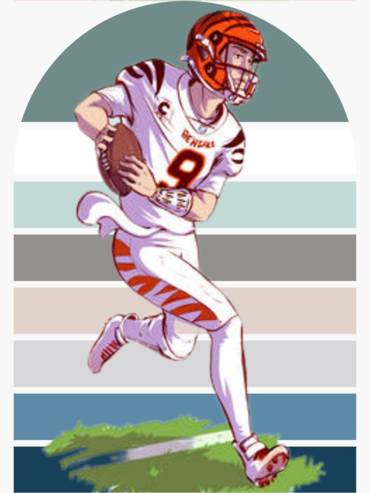 Joe Burrow - Joe Cool - DIY Sports Art