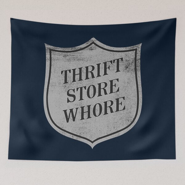 Aperçu de l'œuvre Funny Thrift Store Whore Shop Thrifting Vintage Antique créée et vendue par ToThuyLinh.