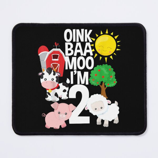 Item preview, Oink Baa Moo I'm 2 Farm Theme Birthday Gift 2 Yrs Old designed and sold by moonligh1996.