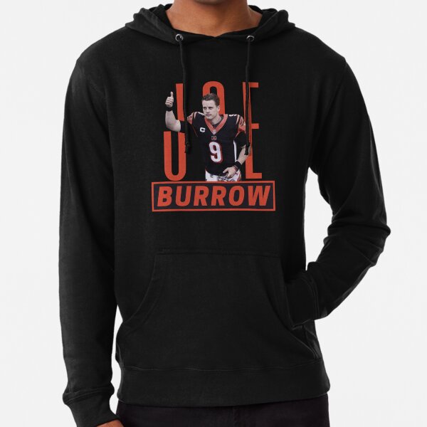 Joe Burrow Orange Bengals Jersey - #9 Joe Burrow Lightweight Hoodie | Redbubble