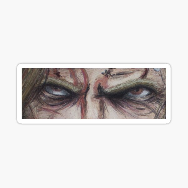R Zombie Eyes Sticker