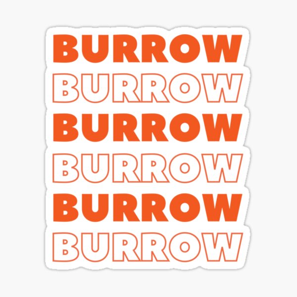 Joe Burrow Glasses  Sticker for Sale by TrendiDesigns