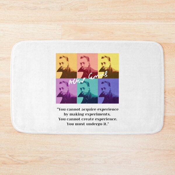 Item preview, Philosopher Albert Camus quotes pop art 4 designed and sold by challengecafe.