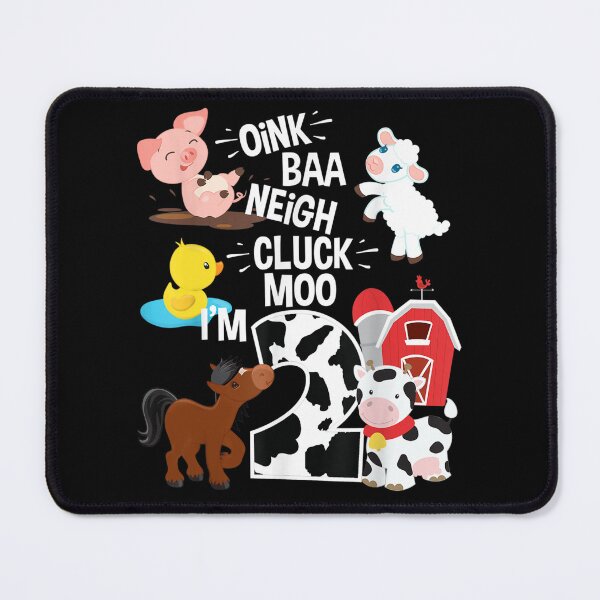Item preview, Oink Baa Neigh Cluck Moo I'm 2 Yrs Old Farm Theme Birthday designed and sold by moonligh1996.