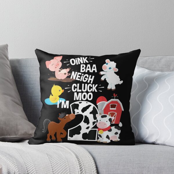 Item preview, Oink Baa Neigh Cluck Moo I'm 2 Yrs Old Farm Theme Birthday designed and sold by moonligh1996.