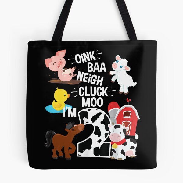 Item preview, Oink Baa Neigh Cluck Moo I'm 2 Yrs Old Farm Theme Birthday designed and sold by moonligh1996.