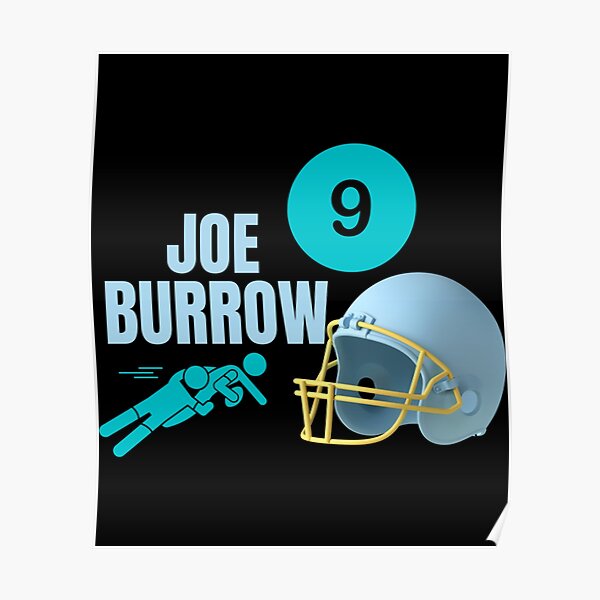 : QWEWQE Joe Burrow 2 Canvas Poster Bedroom Decor Sports