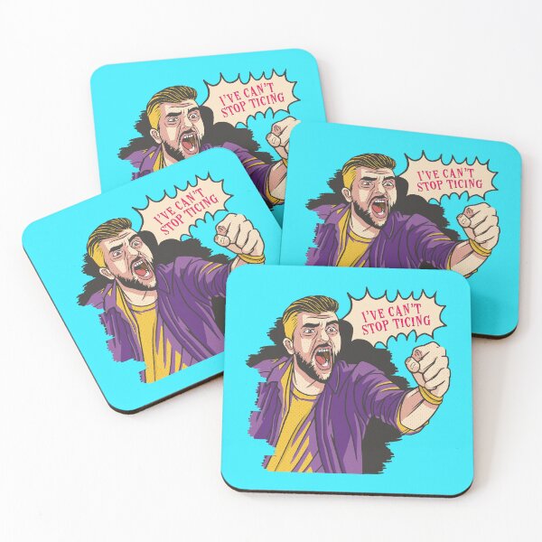 Item preview, I Can’t Stop Ticing , Tourettes Awareness , Tourette Syndrome Comic Pop Art designed and sold by MJDezigns.