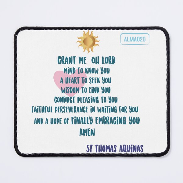 Item preview, QUOTE SAINT THOMAS AQUINAS. GRANT ME OH LORD designed and sold by AlMAO2O.