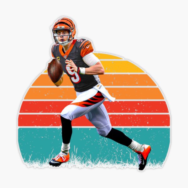 Joe Burrow Jersey  Sticker for Sale by EliixirStreet