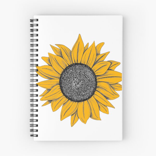 Item preview, Yellow Sunflower Line Art Sketch Drawing designed and sold by SparkyMae.