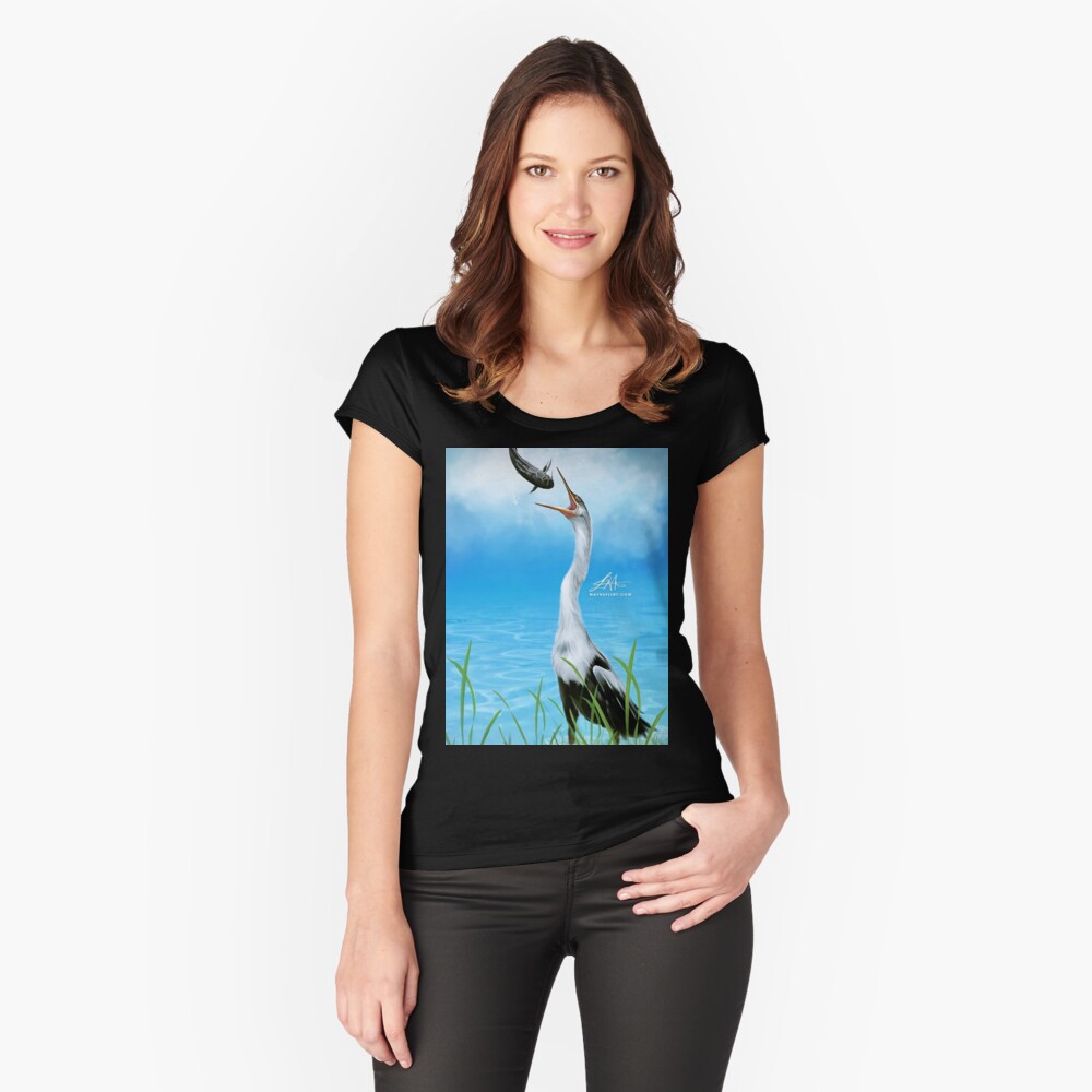 Item preview, Fitted Scoop T-Shirt designed and sold by wayneflint.