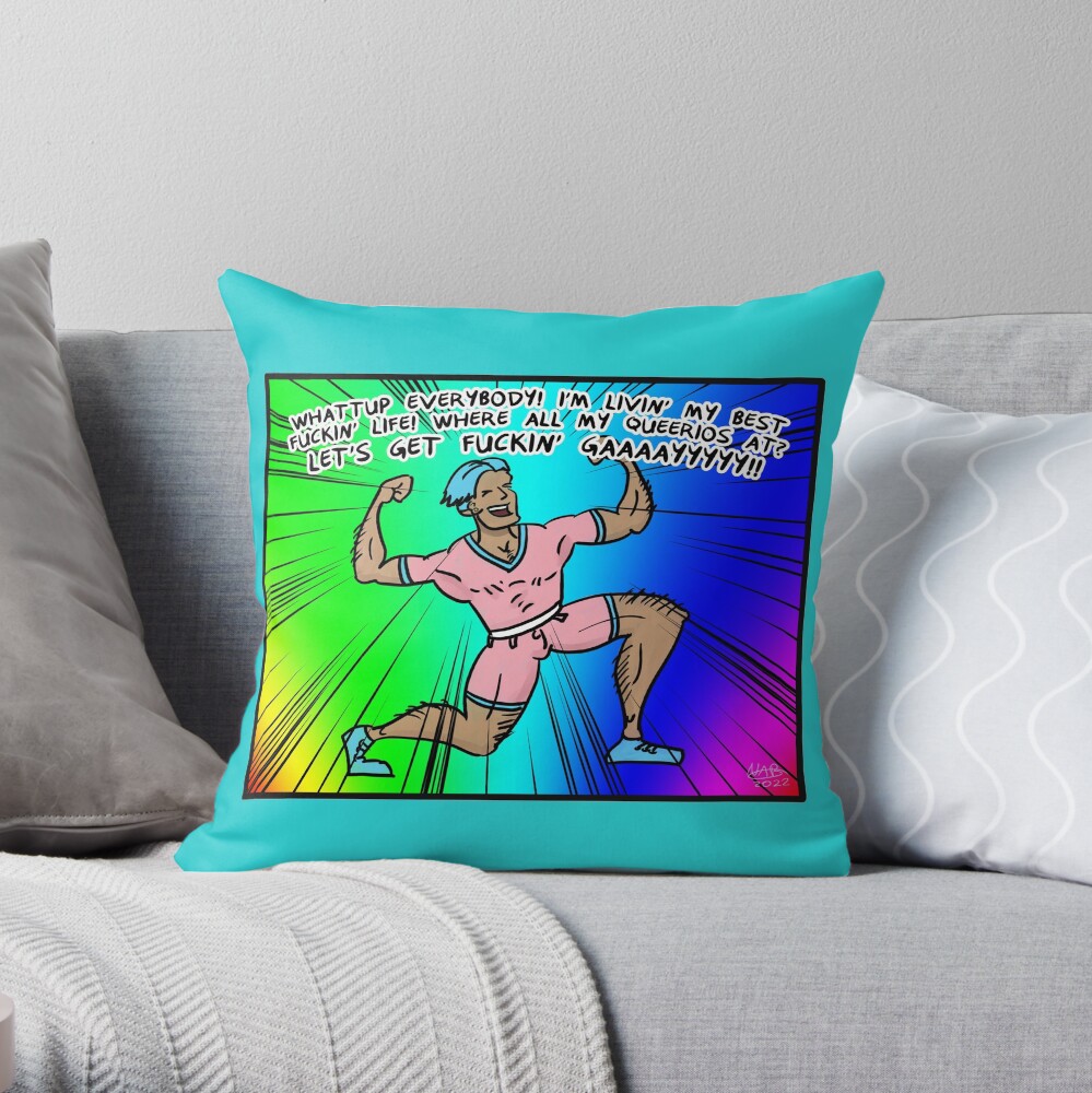 Item preview, Throw Pillow designed and sold by Evil-Nick.