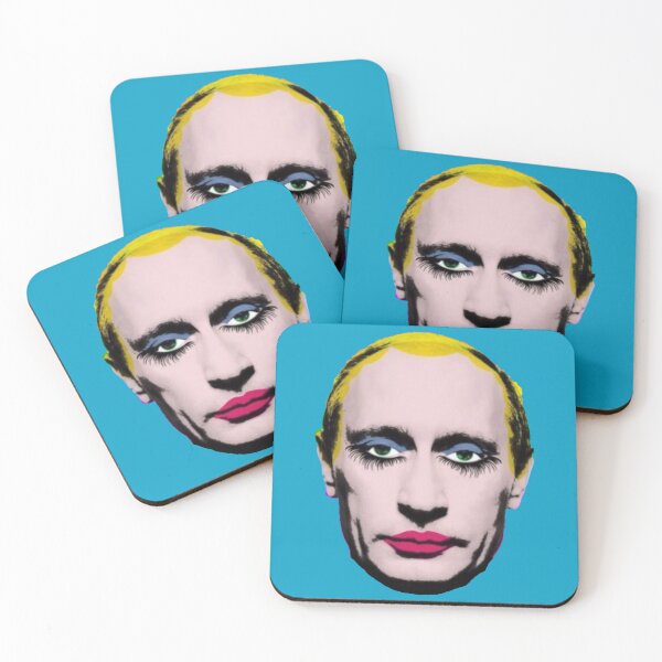 Item preview, Banned in Russia - Putin In Drag (the teal anti war edition) designed and sold by Thelittlelord.