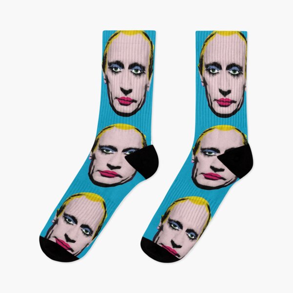 Item preview, Banned in Russia - Putin In Drag (the teal anti war edition) designed and sold by Thelittlelord.