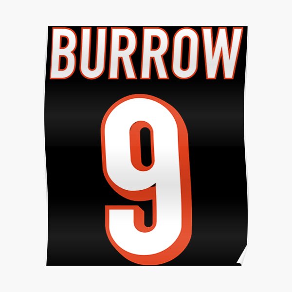 Burrow Jersey Art Board Print for Sale by cocreations