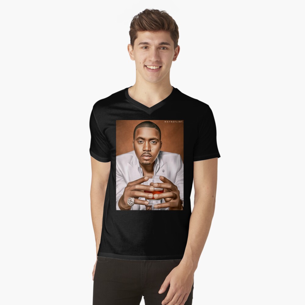 Item preview, V-Neck T-Shirt designed and sold by wayneflint.