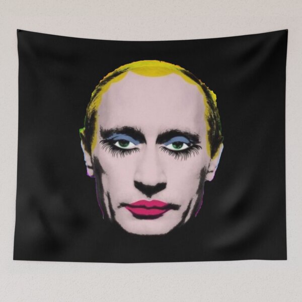 Item preview, Banned in Russia - Putin In Drag (the black anti war edition) designed and sold by Thelittlelord.