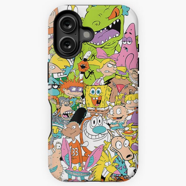 Vista previa del artículo con la obra «Nickelodeon Complete Nick 90s Throwback Character camiseta playera», diseñado y vendido por BreeseLindberg.