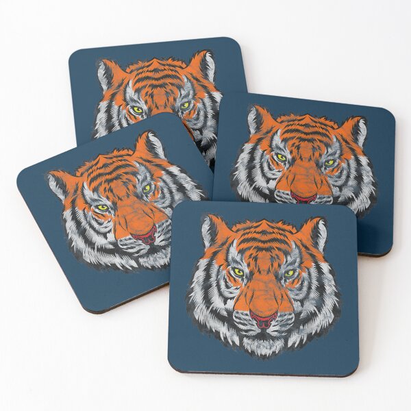 Item preview, Bengal Tiger Stripes Face Mask    designed and sold by EliixirStreet.