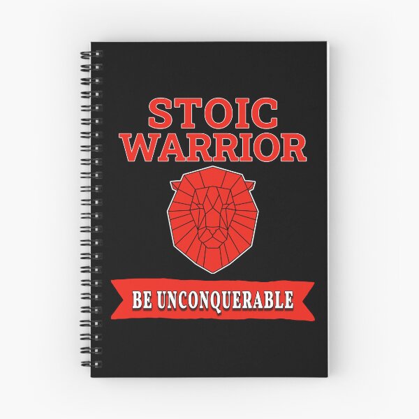 Item preview, Seneca Quote Be Unconquerable | Stoic Warrior | Stoic Lion designed and sold by StoicStreet.